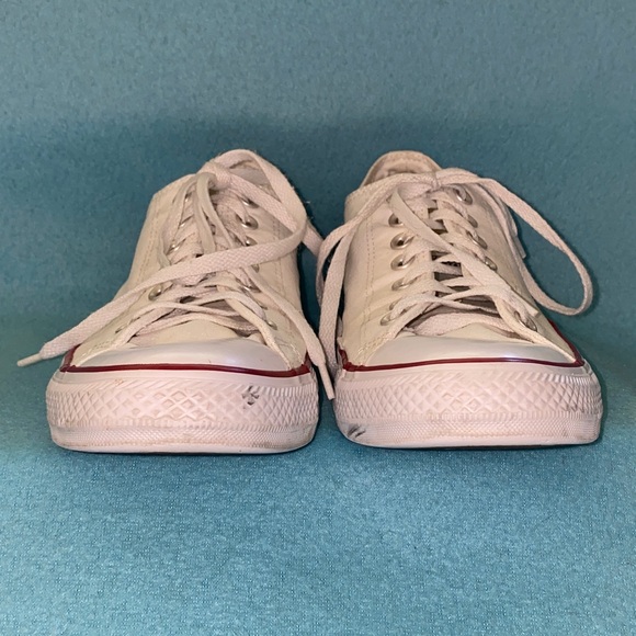 CONVERSE Chuck Taylor All Star low top unisex white flawed men’s 10 women’s 12 - Picture 6 of 12